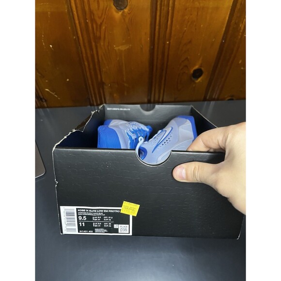Kobe 9 EM Protro Low Hydrogen Blue / Grey  IH1401-402 Size 9.5 Men Baby Blue main image 4